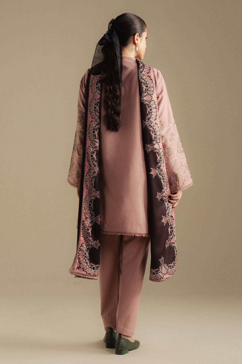 CORAL-4A | Coco Winter Unstitched’25 | Zara Shahjahan