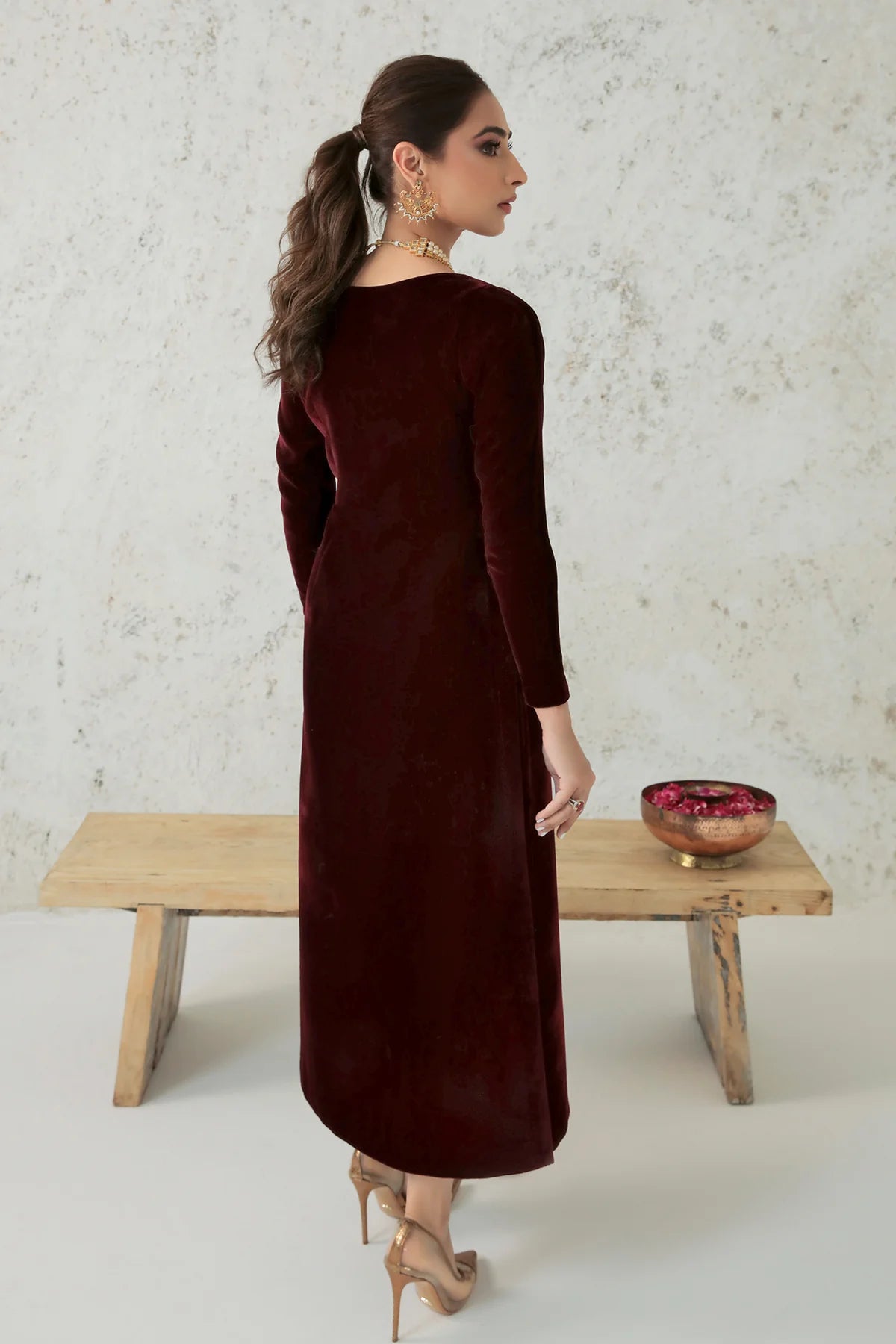 SOLID VELVET SUIT PR-704 | Baroque