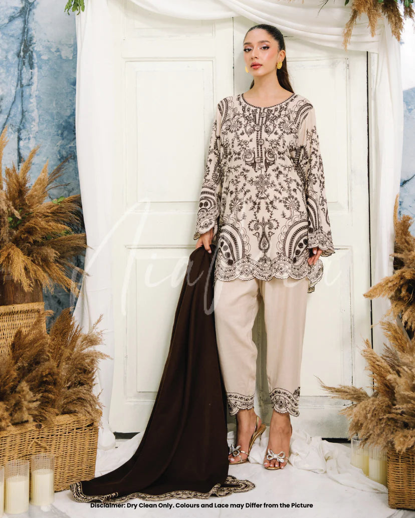 Cocoa Cream | Pashmina Drop 1 |  Nia Mia