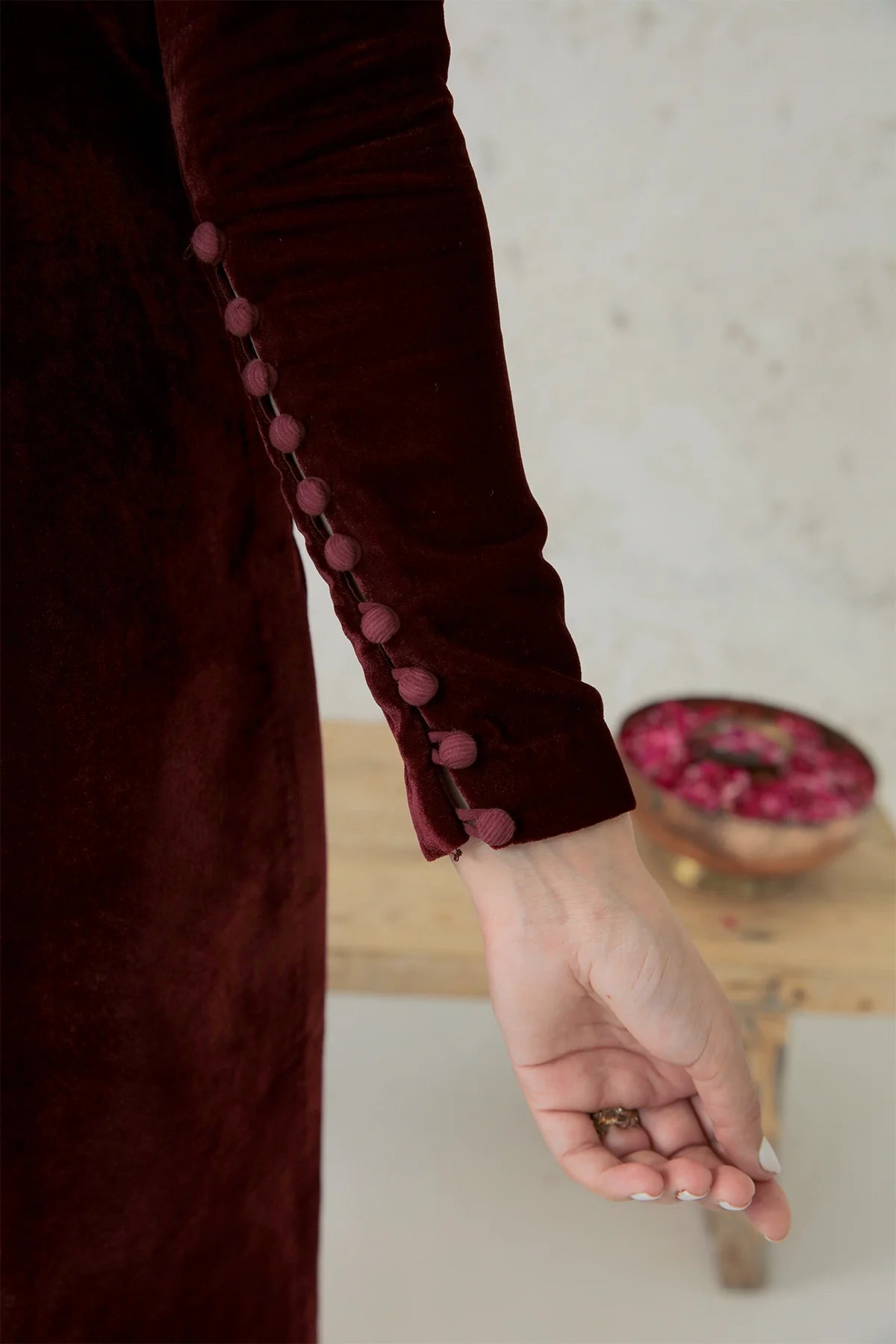 SOLID VELVET SUIT PR-704 | Baroque