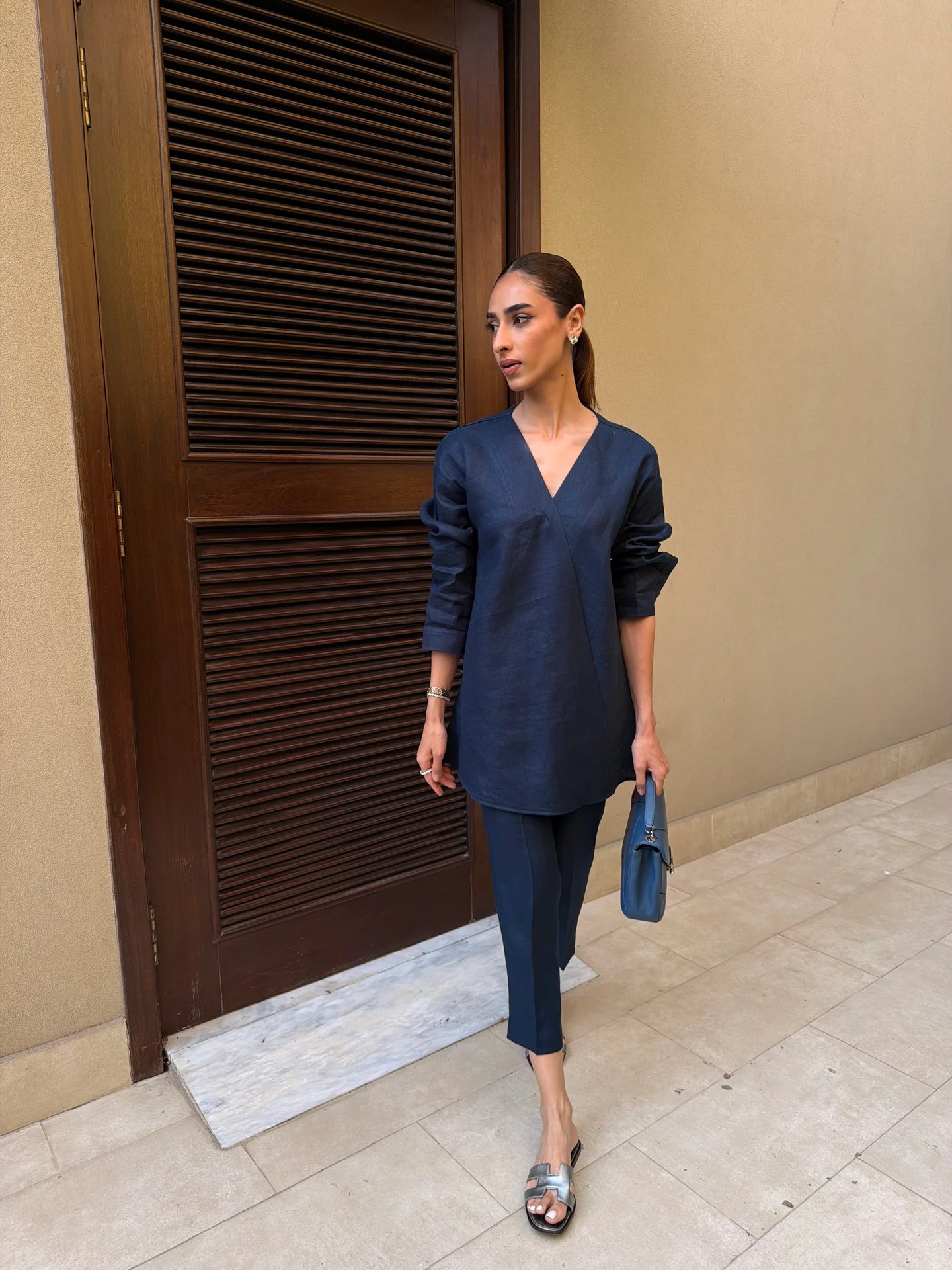 Navy Marco Set | Sak Atelier