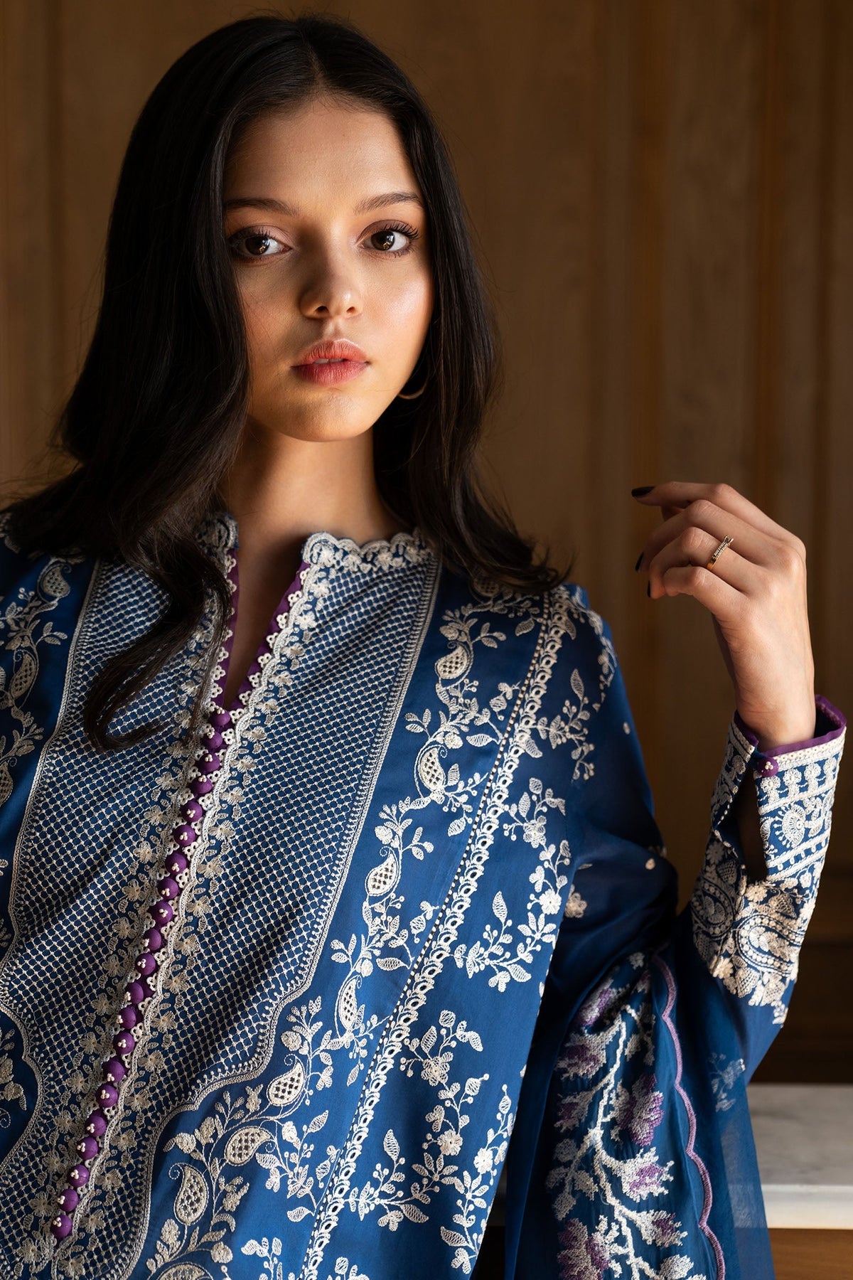 Mei-8B | Zara Shahjahan Satori Unstitched Luxury Lawn’25