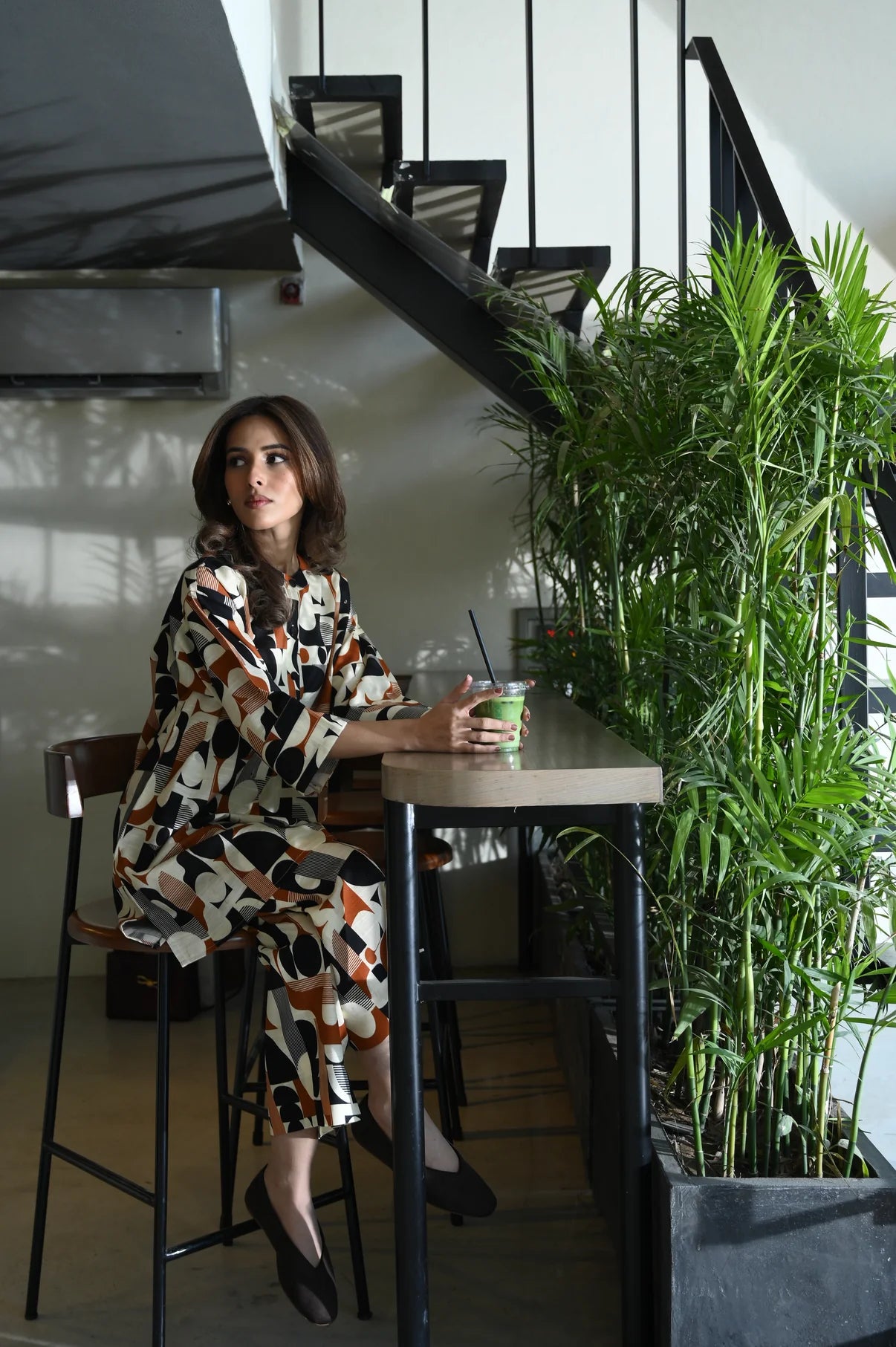 Lila Set | Khaddar | La Pret