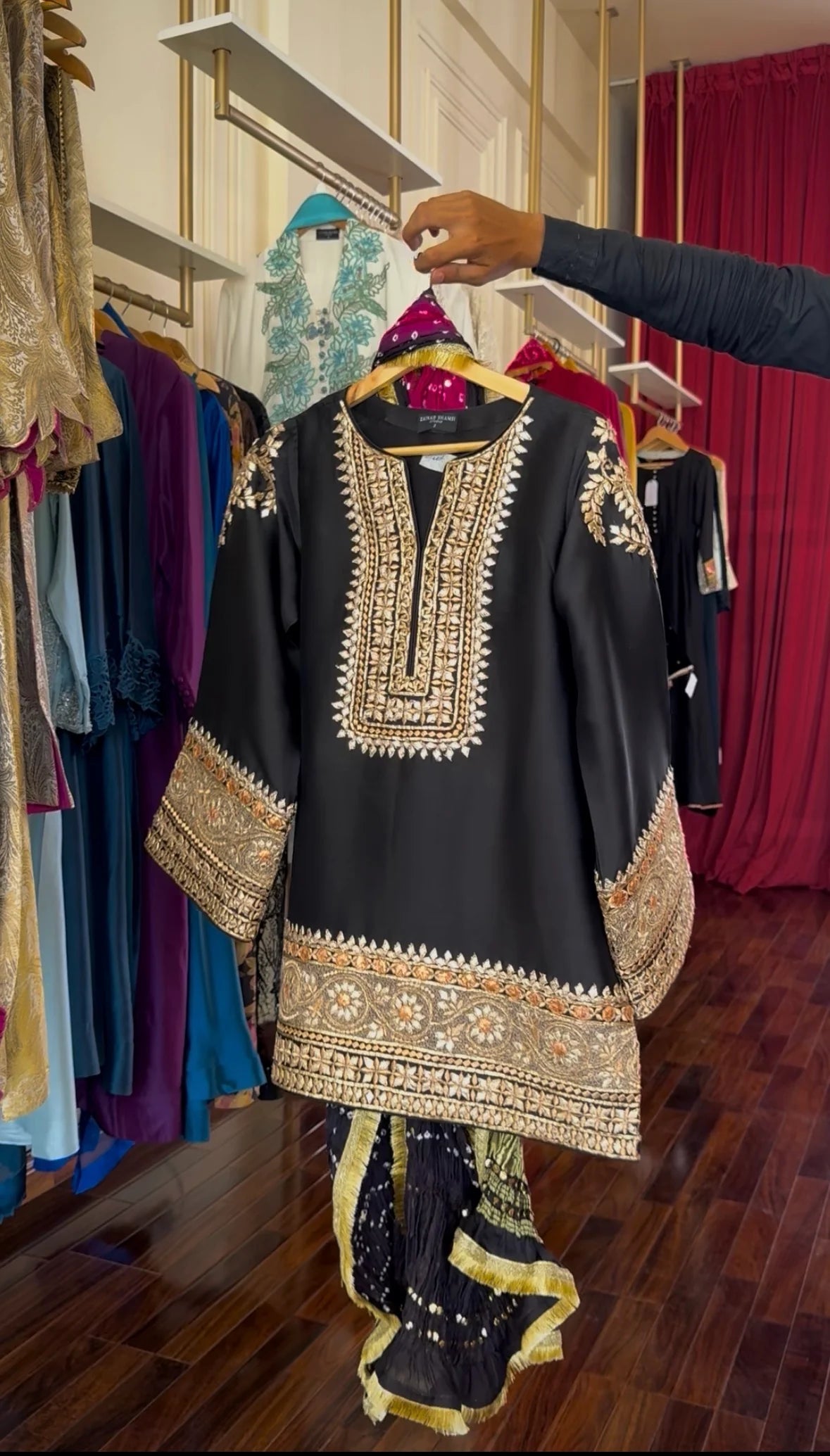 The Gotta Set- Black | Zainab Shamsi Studio