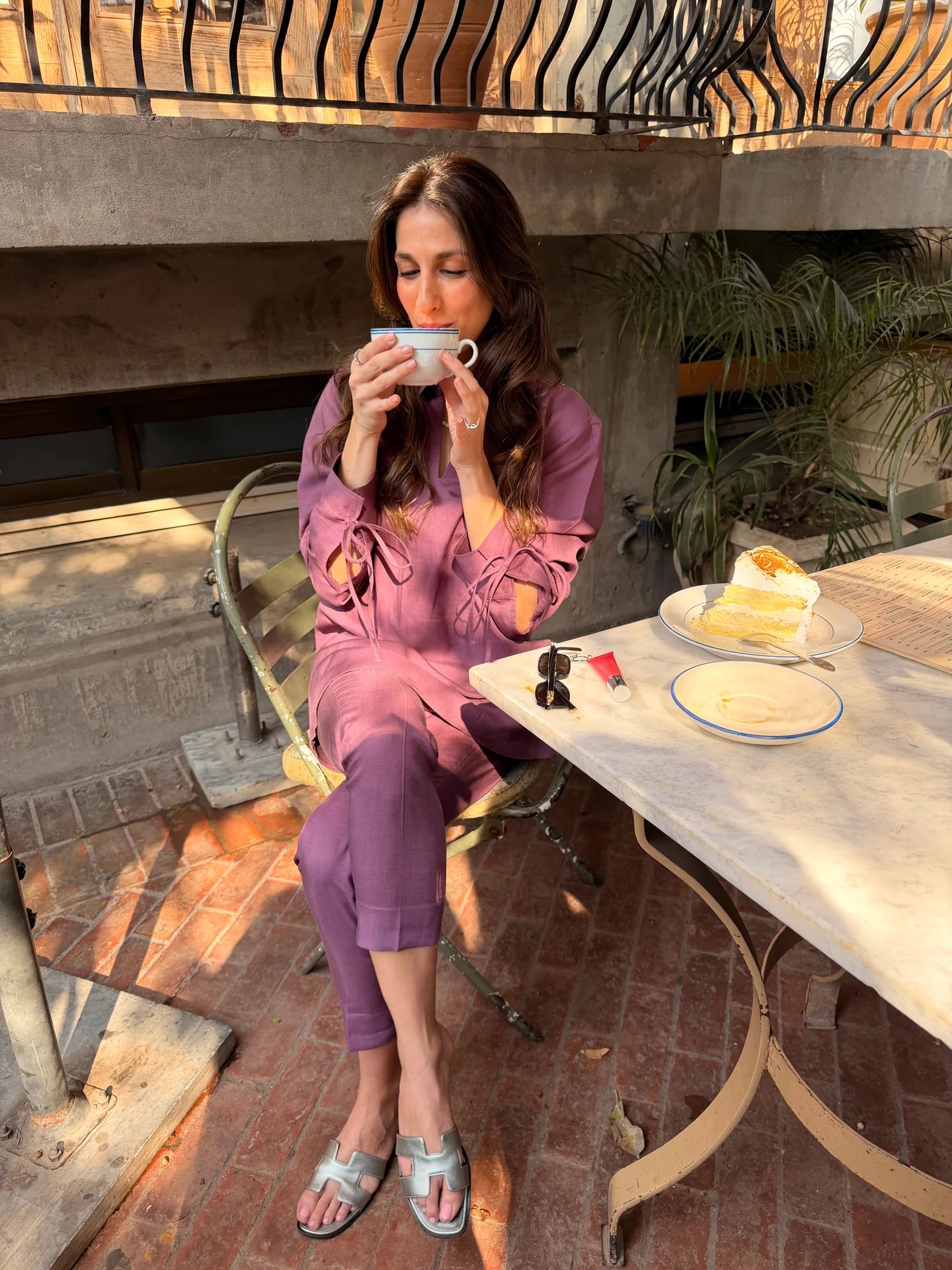 Purple Bow Set | Sak Atelier