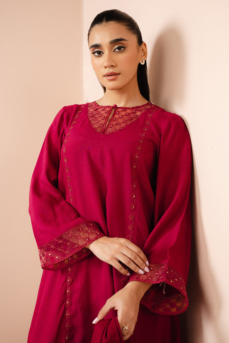 SANGRIA ALLURE-2 PC 2 PIECE (SHIRT AND DUPATTA) | Cross Stitch RTW