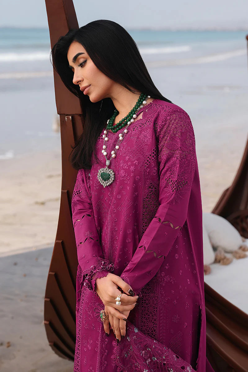 SA-01 ZARA | Qalamkar - Sahil Luxury Lawn’26