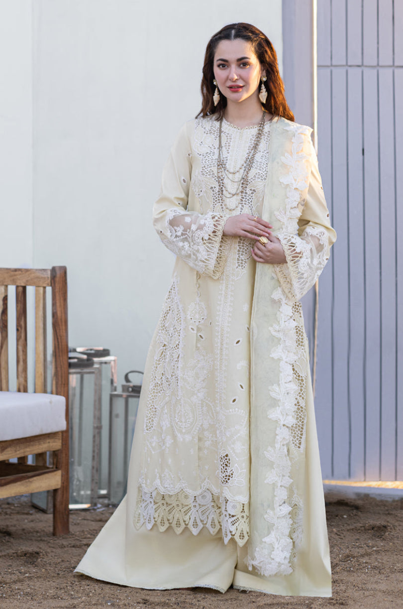 Qalamkar Luxury Lawn 2024 | FP-01 JANA