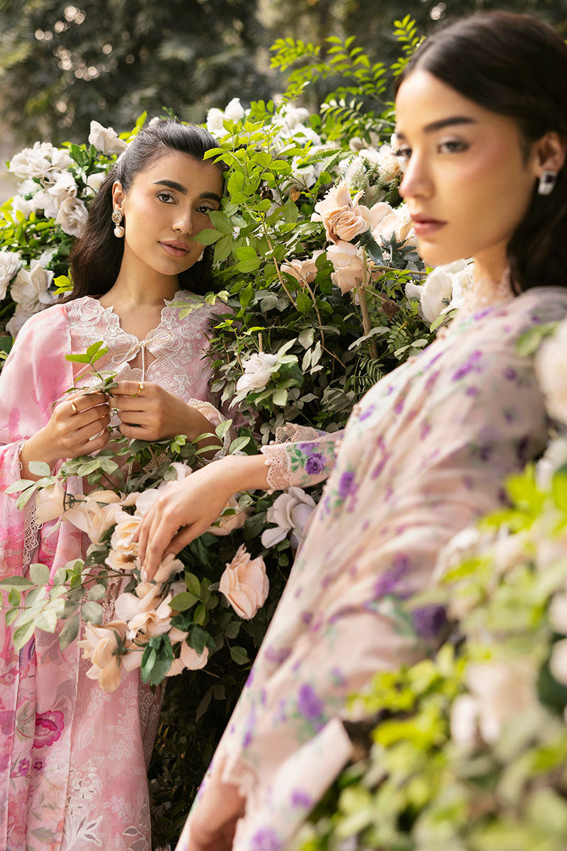 MEADOW MIST-3PC PRINTED LAWN SUIT | Cross Stitch