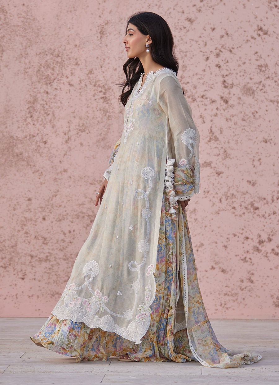 Josie Shirt, Inner and Dupatta Set| Tara Luxe Eid '26 | FARAH TALIB AZIZ