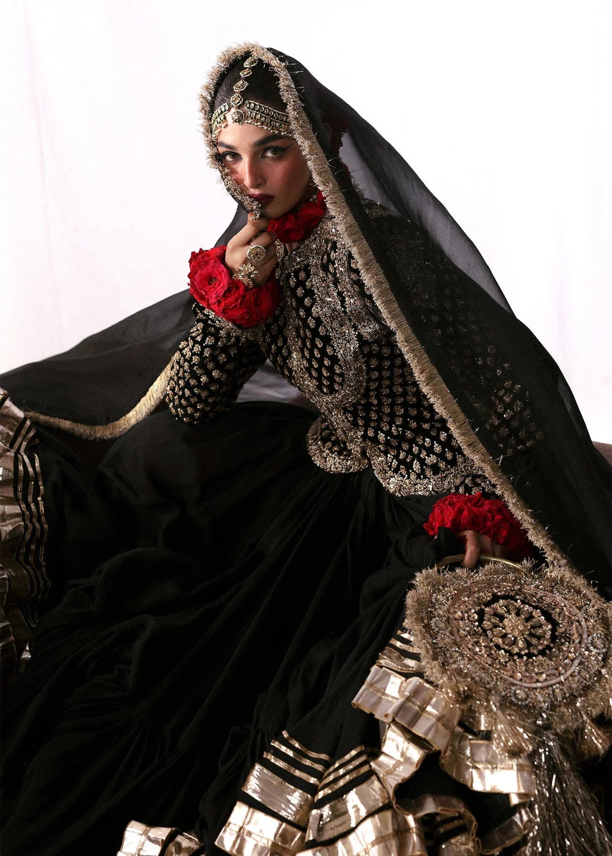 Siyah |  Nargis - Formal 26 | HUSSAIN REHAR
