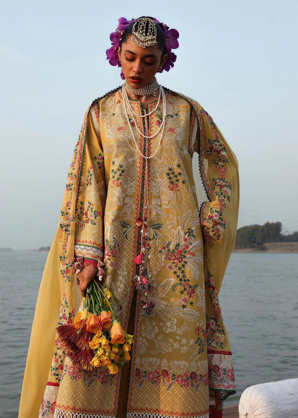 Ochre | Luxury Lawn Eid Edit '26 | HUSSAIN REHAR