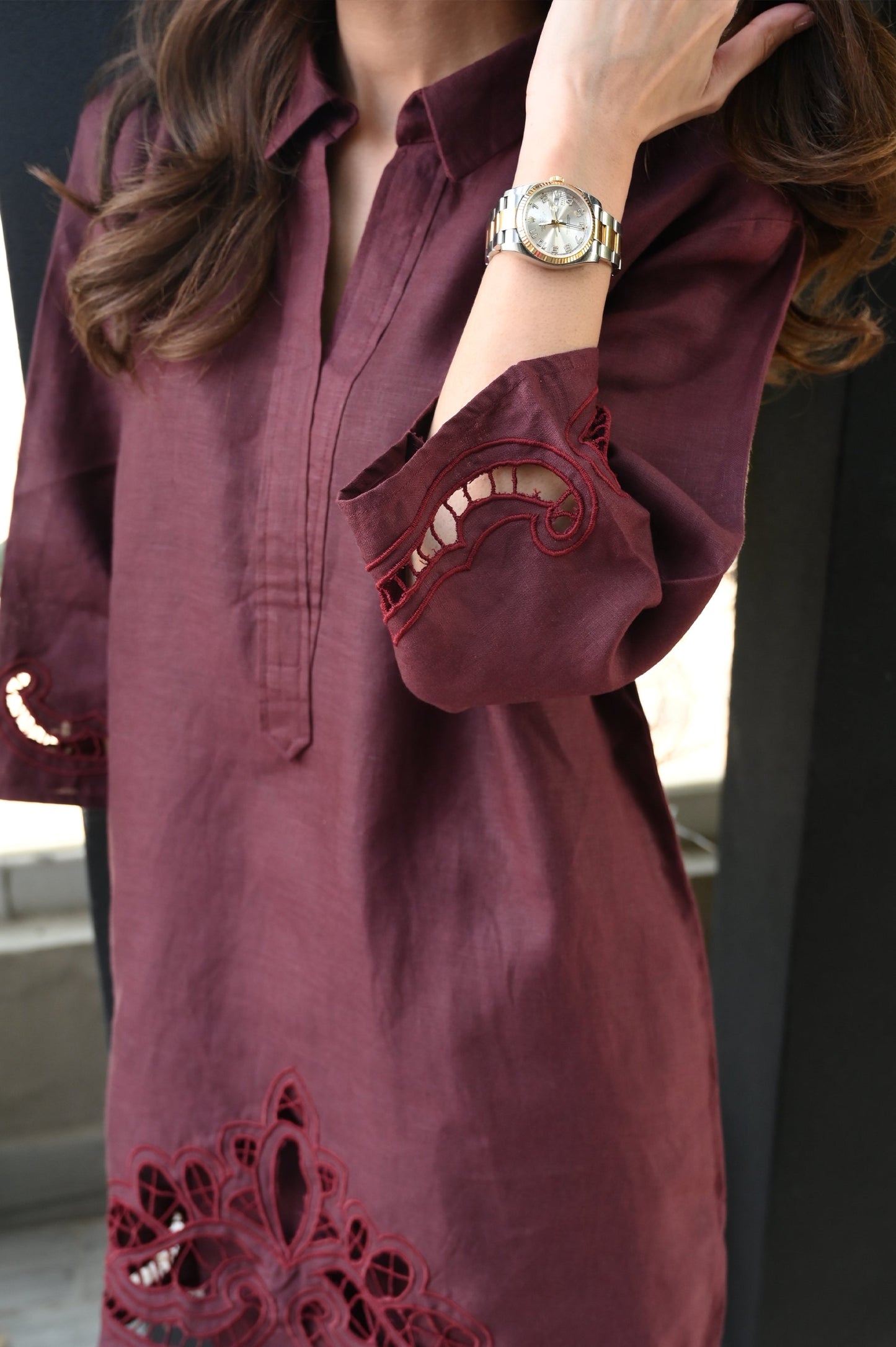 BURGUNDY AMAANI SET | WINTER EDIT | La Pret