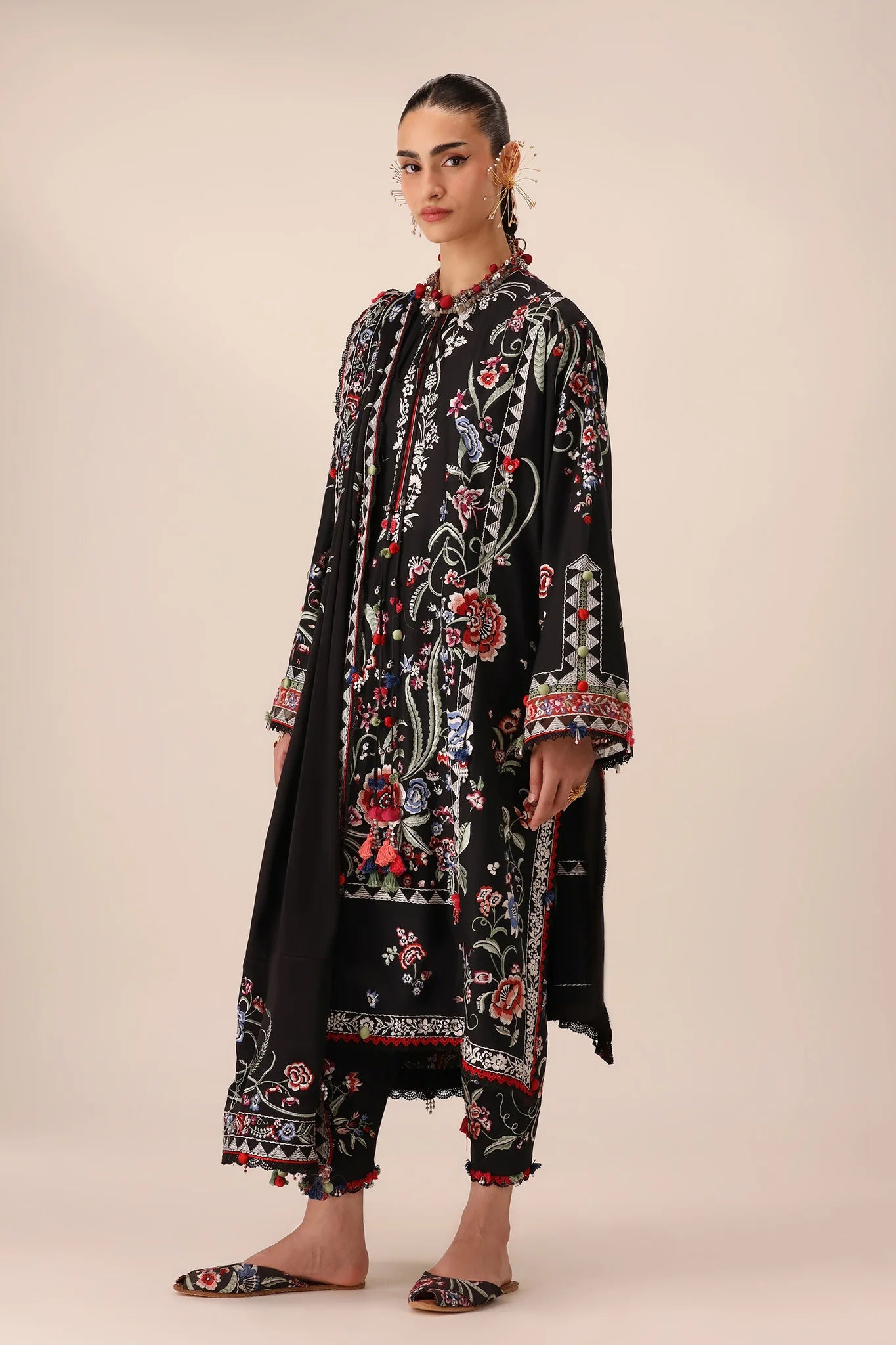 ZABAR (EL26-01 A ST) | STITCHED-ELAN LAWN'26 | ELAN