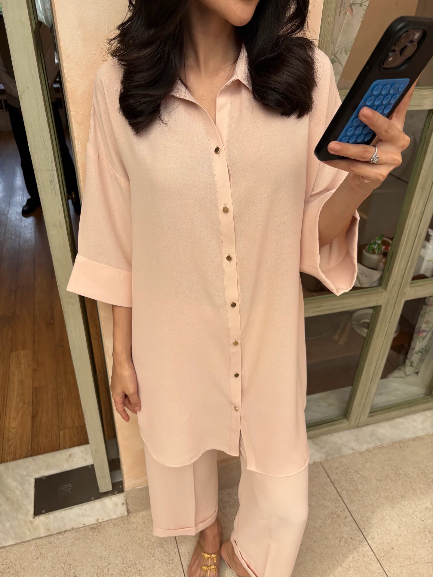 PALE PINK NICO SET | Sak Atelier