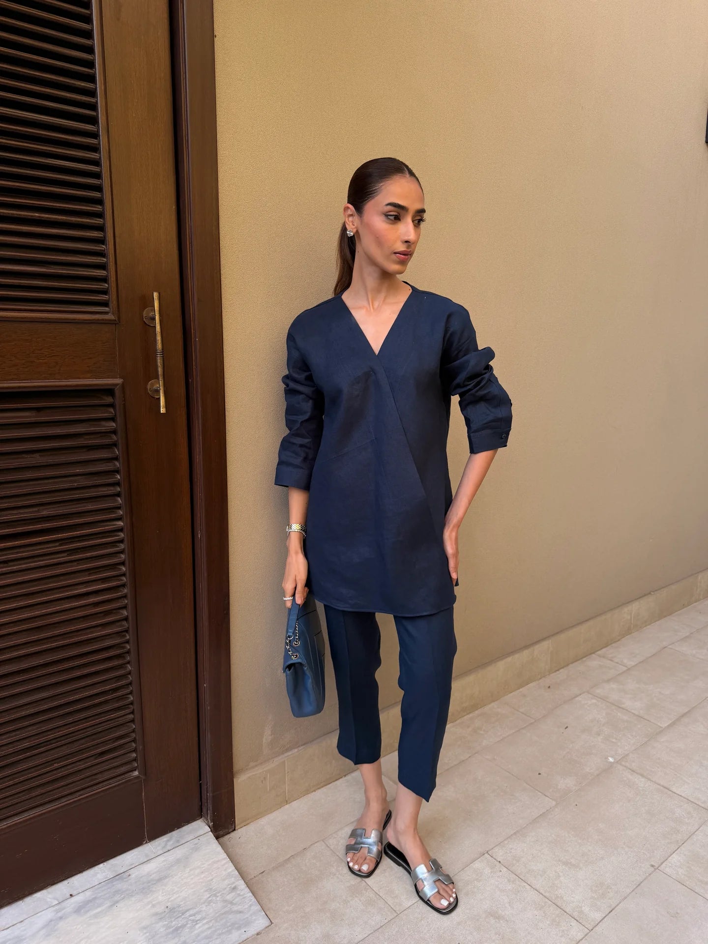 Navy Marco Set | Sak Atelier