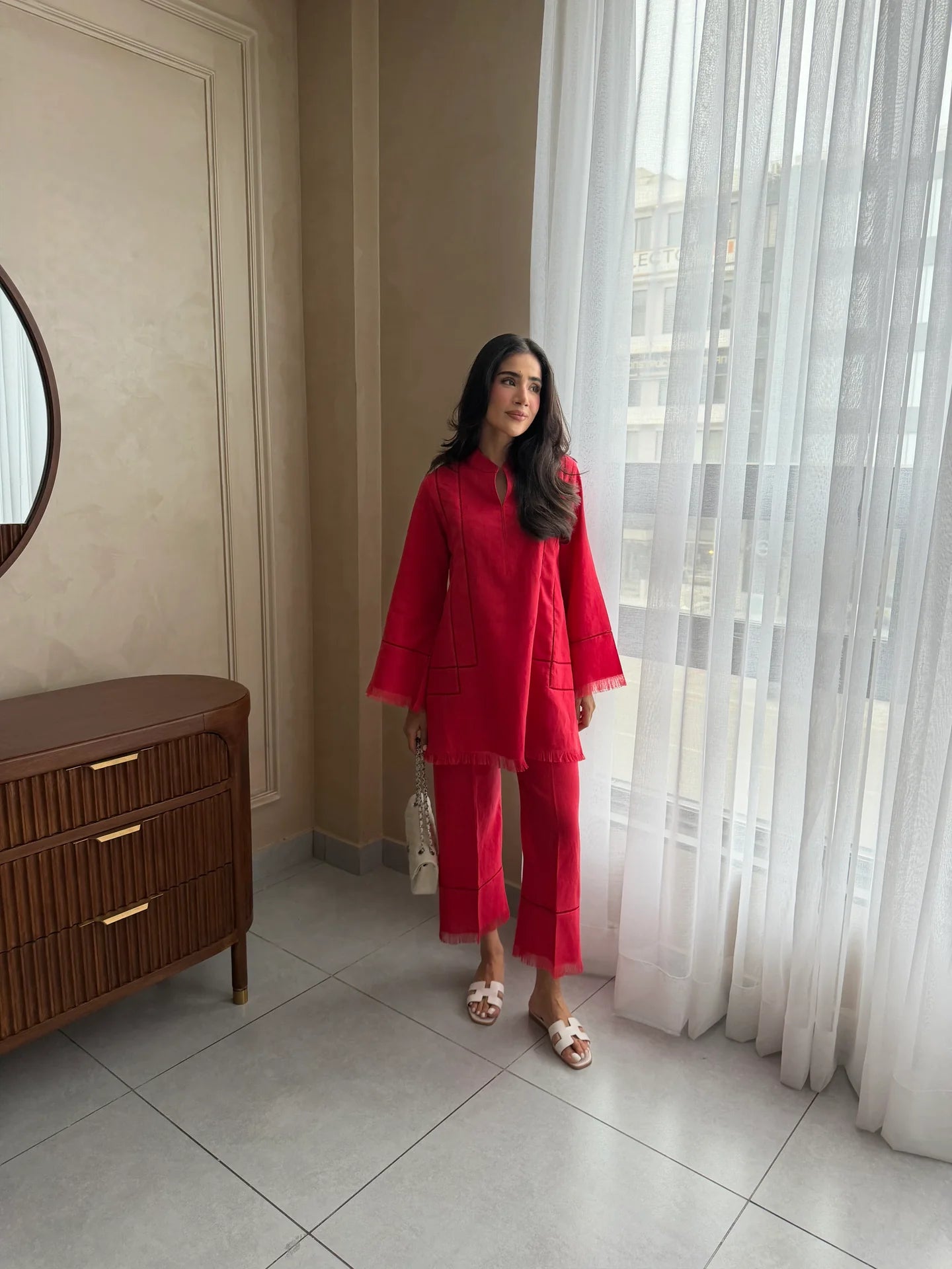POPPY RED NEW CARLO | Sak Atelier