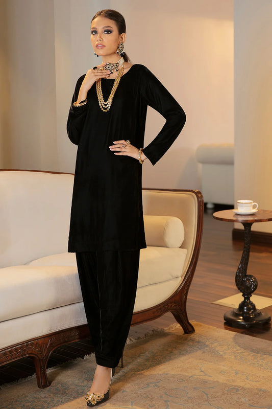 SOLID VELVET SUIT PR-576 | Baroque
