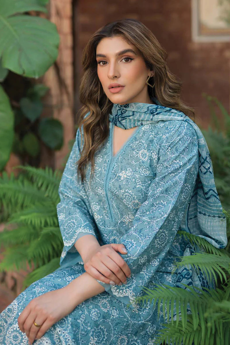 Sahar Unstitched Lawn | S24-EL-V2-02