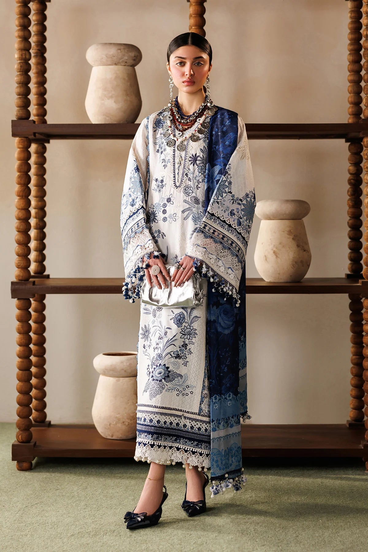 ELU26D06 | UNSTITCHED EID LAWN | Baroque