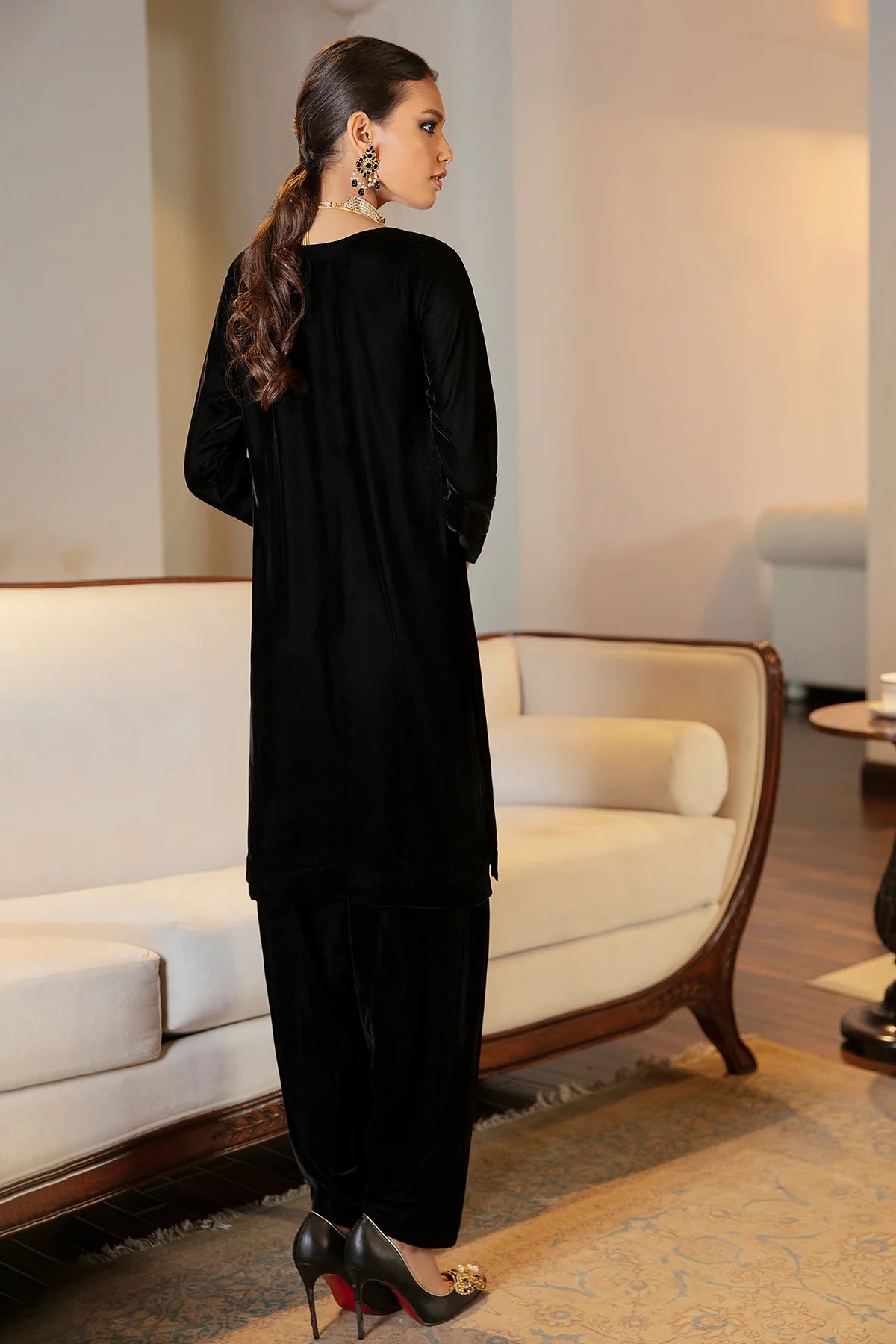SOLID VELVET SUIT PR-576 | Baroque