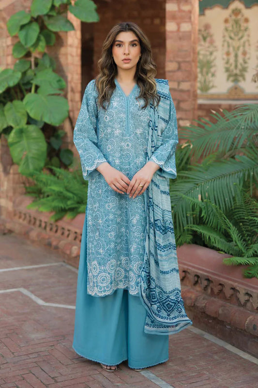 Sahar Unstitched Lawn | S24-EL-V2-02