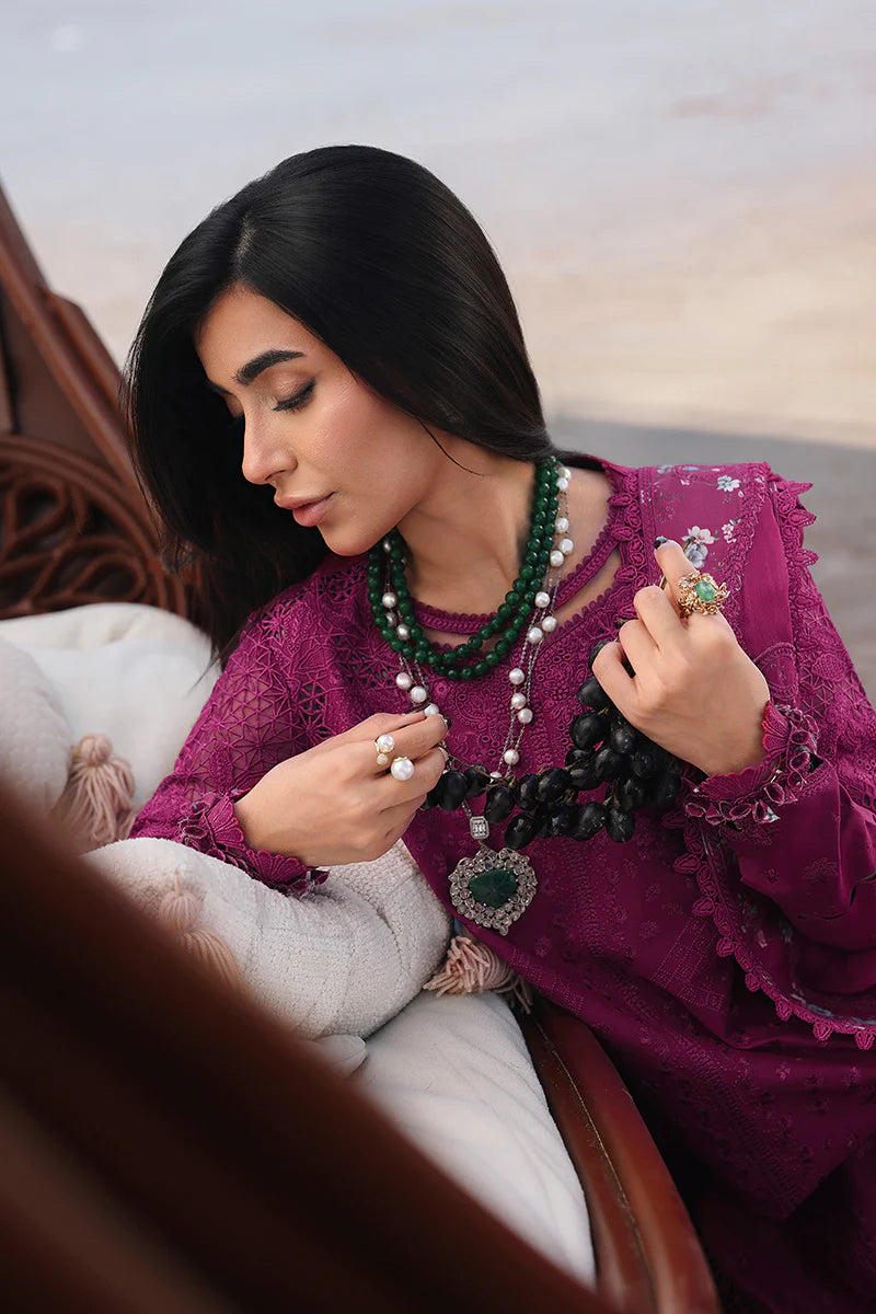 SA-01 ZARA | Qalamkar - Sahil Luxury Lawn’26