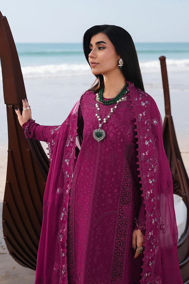 SA-01 ZARA | Qalamkar - Sahil Luxury Lawn’26