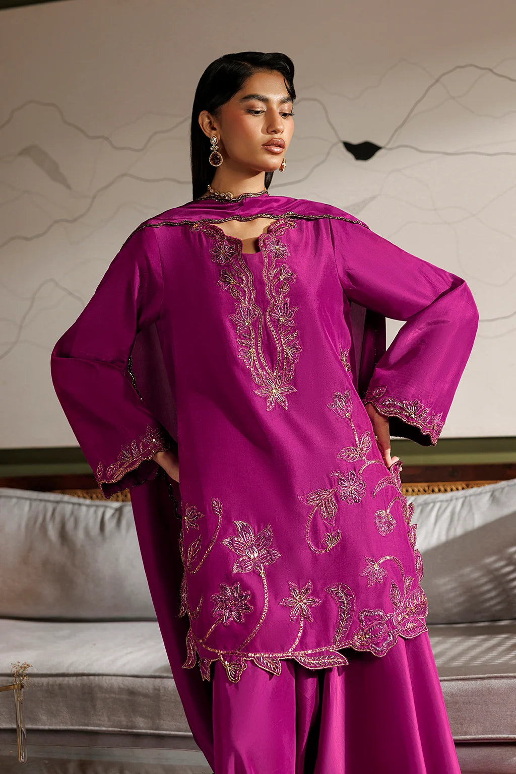 UE-724 Dyed Ramen Silk | Festive Formals ‘26 | Iznik