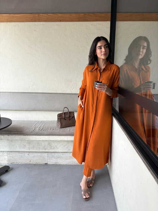 BURNT ORANGE TRAVEL SET | Sak Atelier