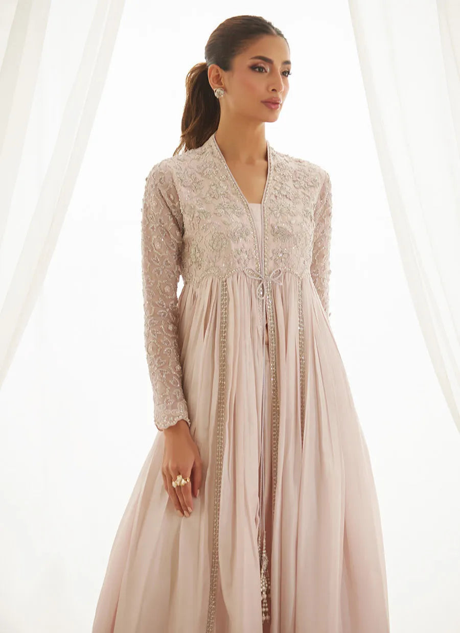 Tali Pale Pink Kalidaar | LUXE PRET' 25 | FARAH TALIB AZIZ