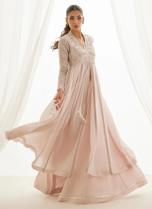 Tali Pale Pink Kalidaar | LUXE PRET' 25 | FARAH TALIB AZIZ