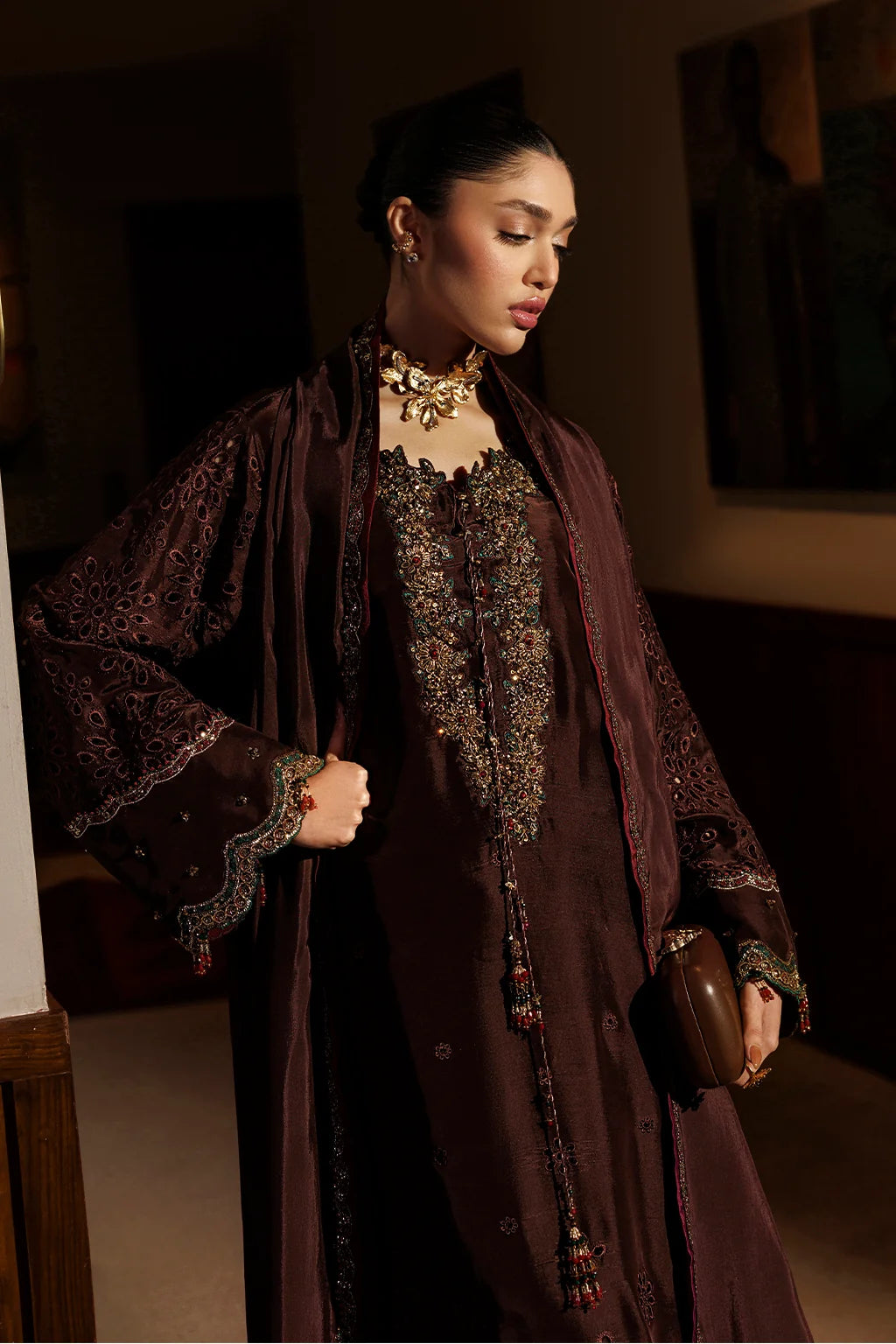 UE-721 Embroidered Ramen Silk | Festive Formals ‘26 | Iznik