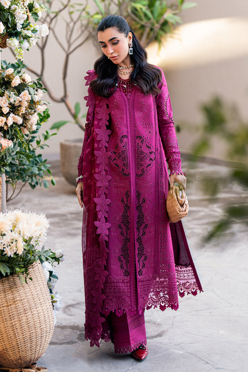 Violet- FK11 | Qalamkar - Sahil Luxury Lawn’25