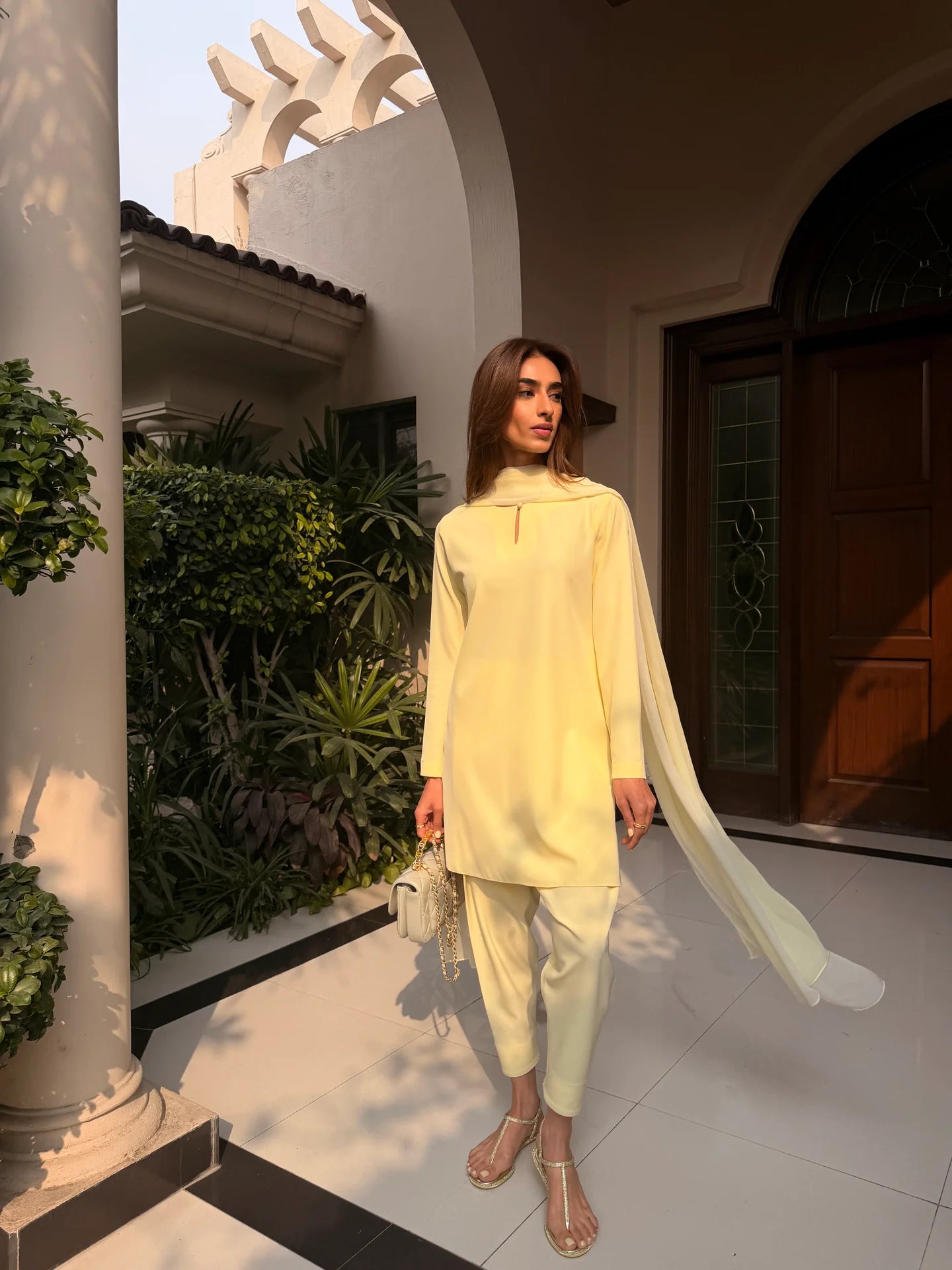 LIGHT YELLOW GRACIE SET | Sak Atelier