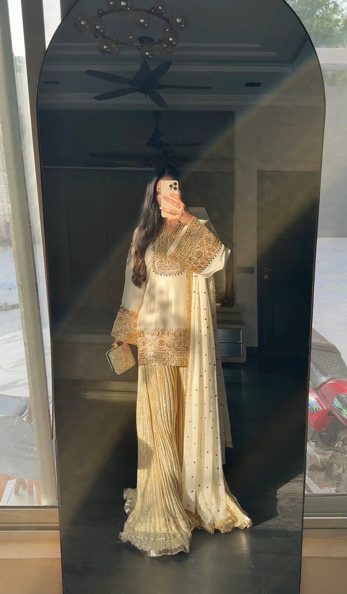 The Gotta Set- Crushed Ivory | Zainab Shamsi Studio