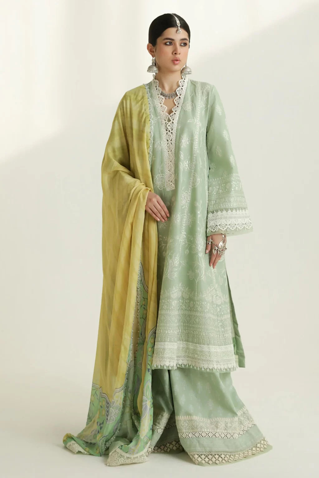 Zara Shahjahan Luxury Lawn 2024 | 1B