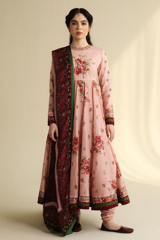 GULNAAR-D5 | Zara Shahjahan Unstitched Anarkali’25