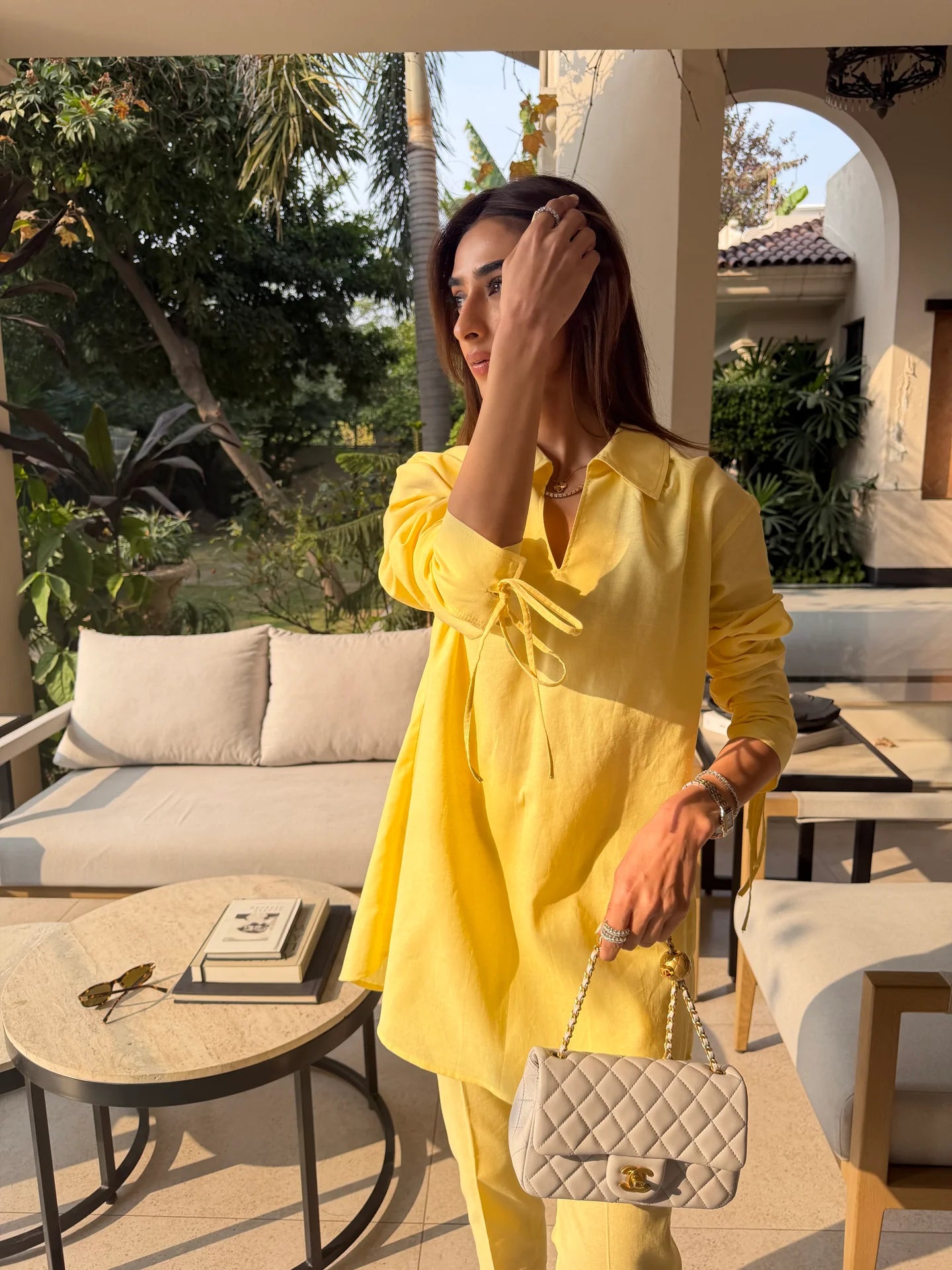 Yellow Bow Set | Sak Atelier