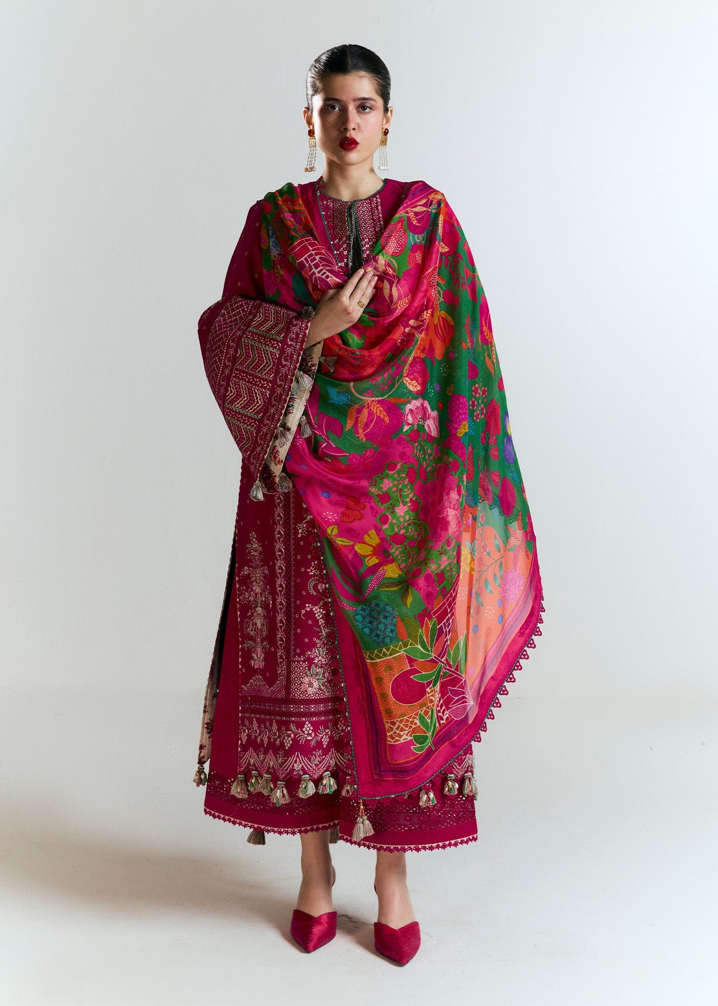 Saaha | Hussain Rehar Luxury Lawn’25