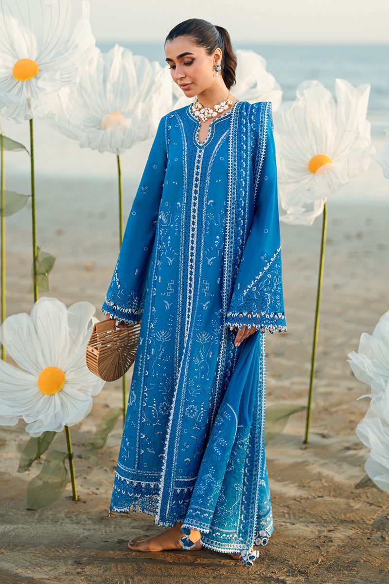 Victoria-FK03 | Qalamkar - Sahil Luxury Lawn’25