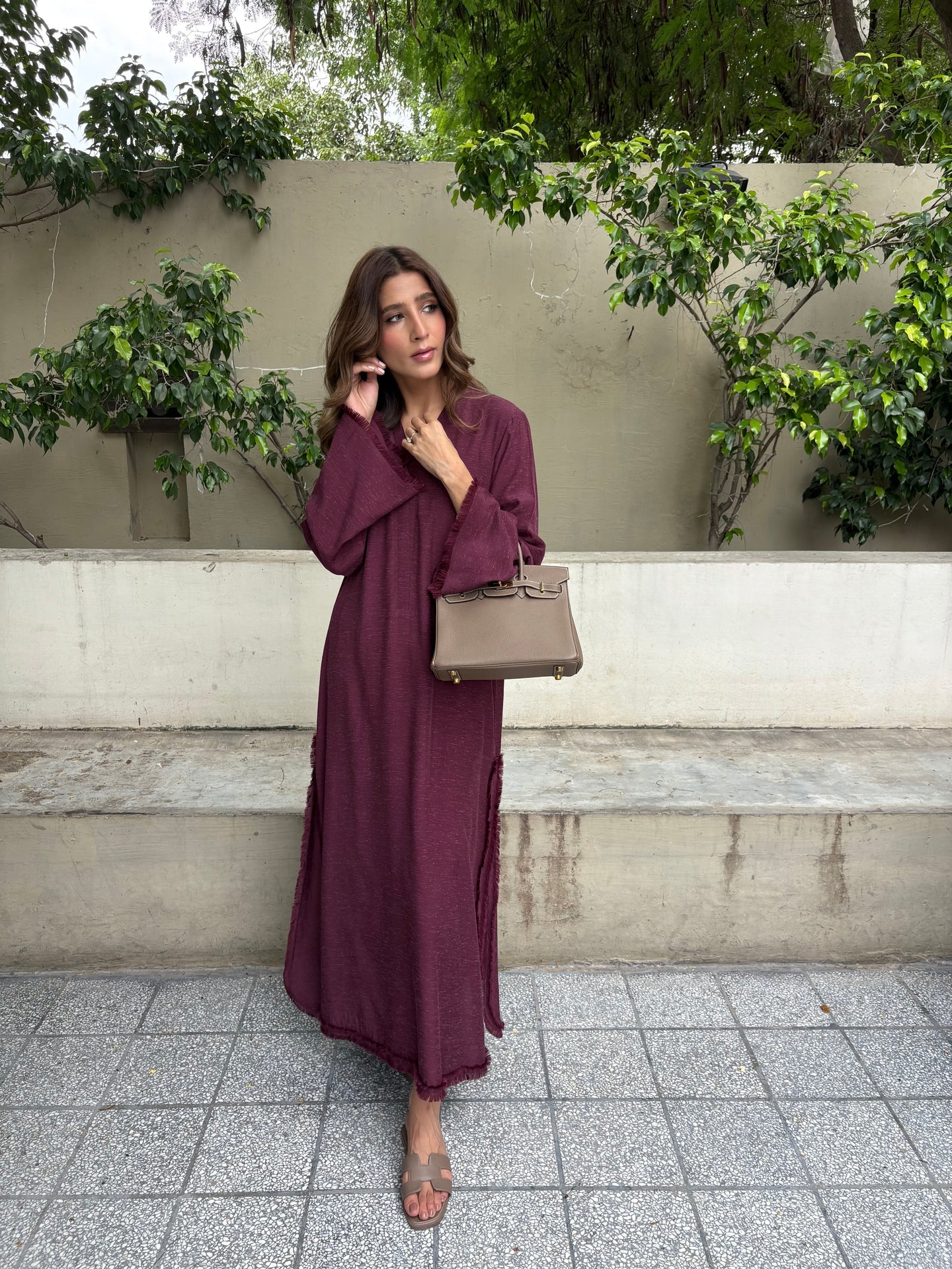 BURGUNDY DHAAGA SET | SAK ATELIER