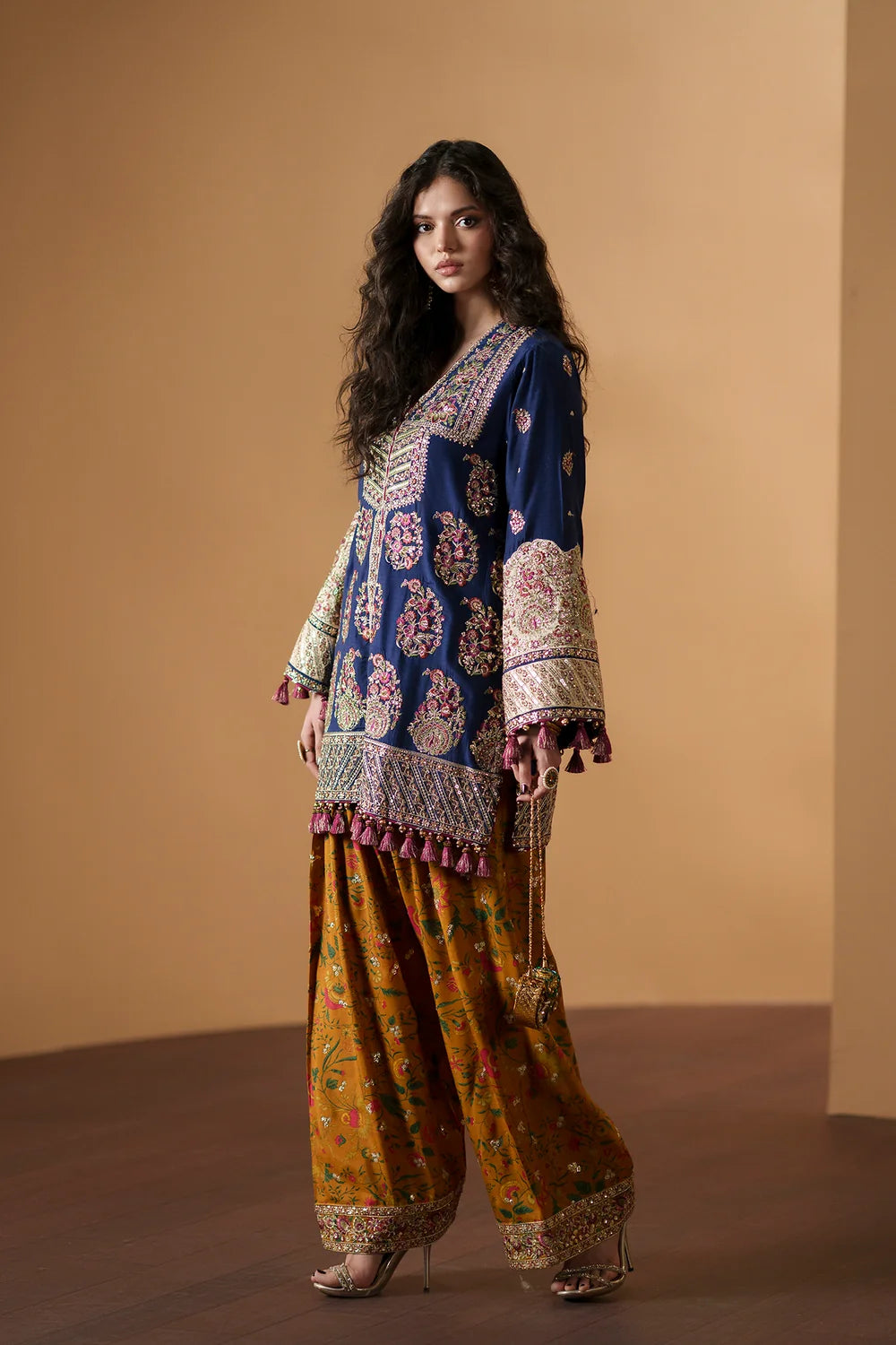 DEEP BLUE | E1224/104/620 | Women Boutique | Ethnc