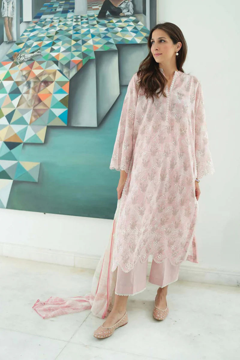 Sahar Unstitched Lawn | S24-EL-V2-06