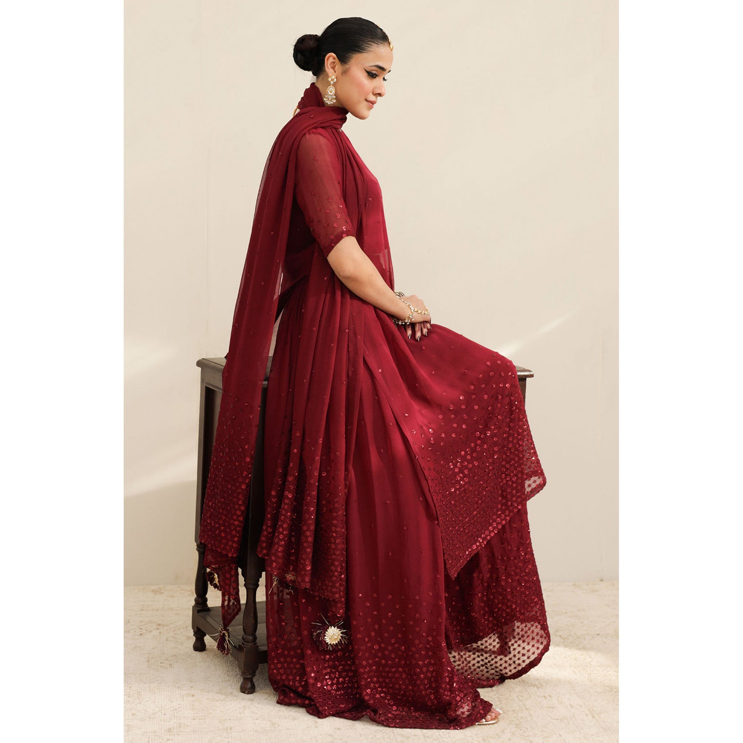 Burgundy Outfit | Choti Eid' 26 | DYOT