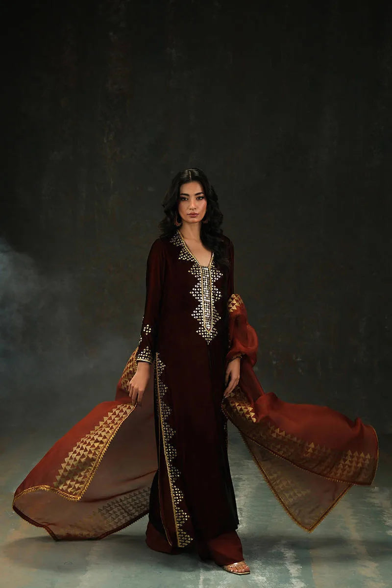 Ember Shirt And Pants | VELVET ECLIPSE '25 | FARIDA HASAN