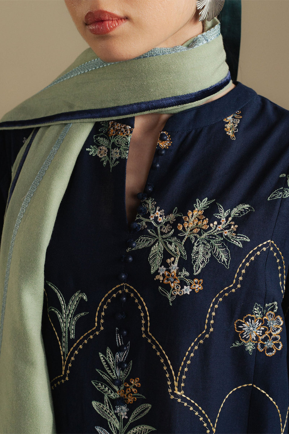AMBER-1B | Coco Winter Unstitched’25 | Zara Shahjahan