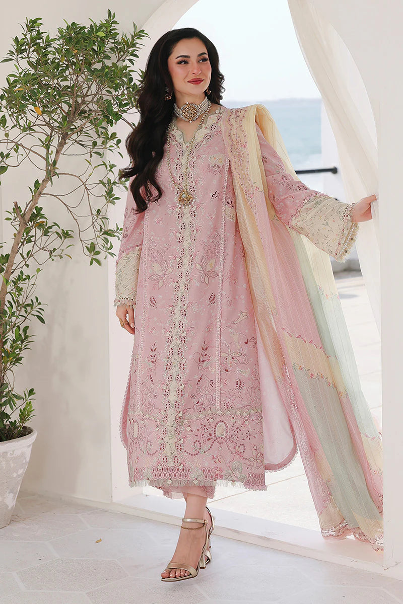 SA-09 HANIYA| Qalamkar - Sahil Luxury Lawn’26