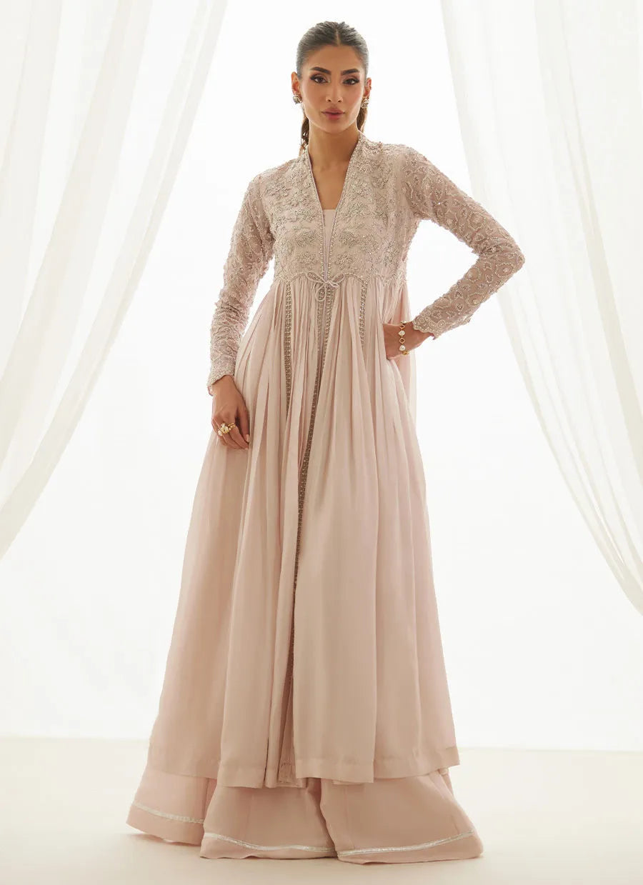 Tali Pale Pink Kalidaar | LUXE PRET' 25 | FARAH TALIB AZIZ