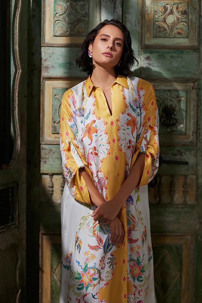 Saffron Radiance | Resort Wear '25 | Nida Azwer